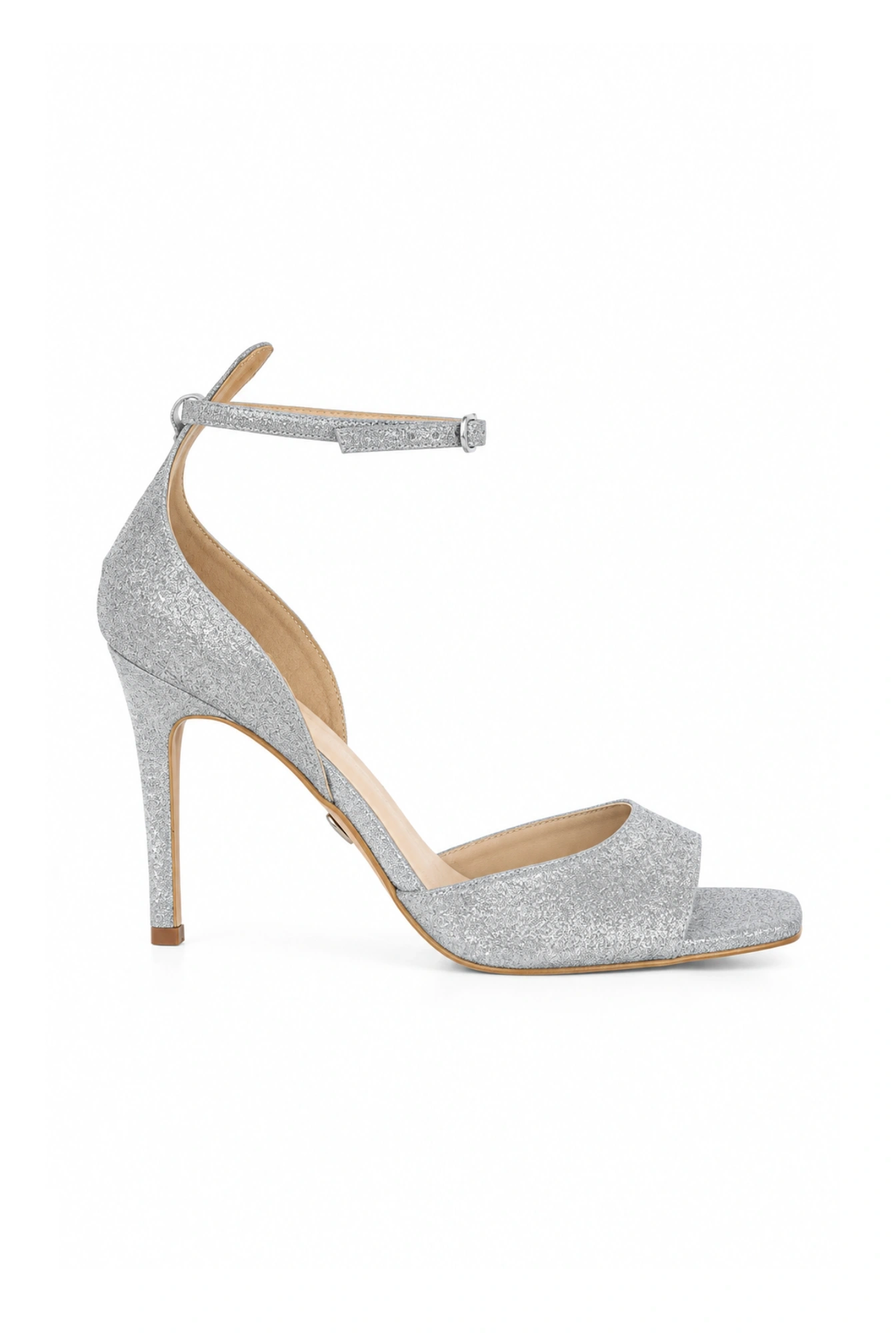 Atilla - Sandali in broccato argento